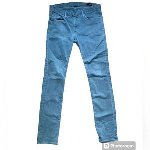 THVM Them Atelier Men's Jeans 32 X 33 Skinny Gray Premium Denim Made In USA